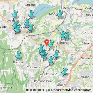 Mappa Via Alessandro Volta, 22040 Lurago D'erba CO, Italia (2.27211)