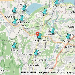 Mappa Via Alessandro Volta, 22040 Lurago D'erba CO, Italia (2.72455)