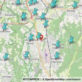 Mappa Via G. Leopardi, 21043 Castiglione Olona VA, Italia (2.93)