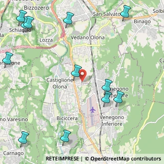 Mappa Via G. Leopardi, 21043 Castiglione Olona VA, Italia (3.07833)