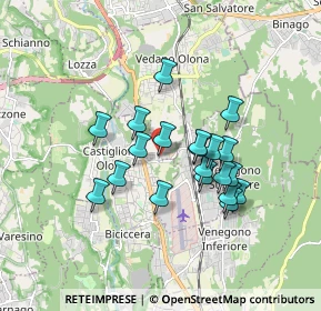 Mappa Via G. Leopardi, 21043 Castiglione Olona VA, Italia (1.4135)