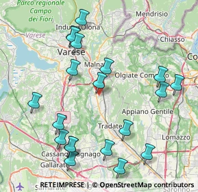 Mappa Via G. Leopardi, 21043 Castiglione Olona VA, Italia (9.175)