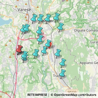 Mappa Via G. Leopardi, 21043 Castiglione Olona VA, Italia (4.0605)