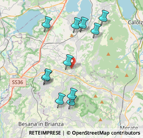 Mappa Via Santuario Inferiore, 23890 Barzago LC, Italia (3.87909)