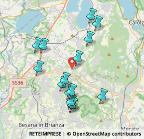 Mappa Via Santuario Inferiore, 23890 Barzago LC, Italia (3.69733)