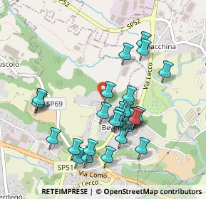 Mappa Via Santuario Inferiore, 23890 Barzago LC, Italia (0.45517)