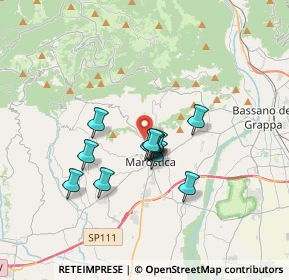Mappa Via Roveredo Basso, 36063 Marostica VI, Italia (2.47)