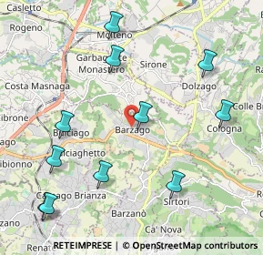 Mappa Via A. Manzoni, 23890 Barzago LC, Italia (2.41364)