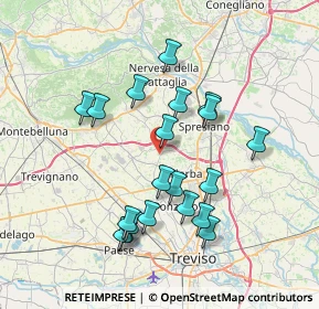 Mappa Via Torino, 31050 Povegliano TV, Italia (6.969)