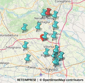 Mappa Via Torino, 31050 Povegliano TV, Italia (7.323)