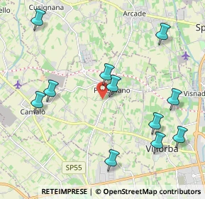 Mappa Via Torino, 31050 Povegliano TV, Italia (2.34364)