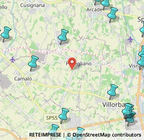 Mappa Via Torino, 31050 Povegliano TV, Italia (3.601)