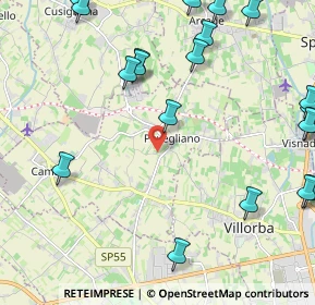 Mappa Via Torino, 31050 Povegliano TV, Italia (2.95)
