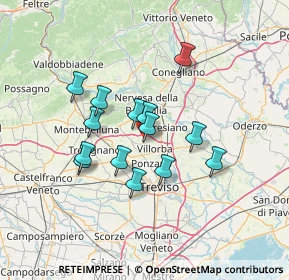 Mappa Via Torino, 31050 Povegliano TV, Italia (10.99)