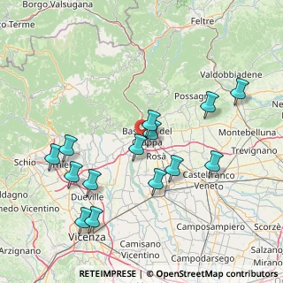 Mappa Via Sant'Antonio da Padova, 36061 Bassano del Grappa VI, Italia (16.36214)