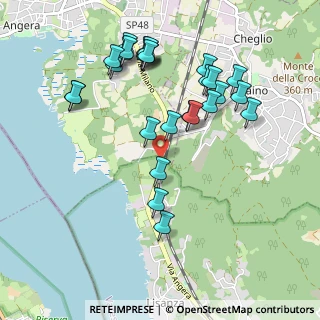 Mappa Via per Sesto Calende, 21021 Angera VA, Italia (1.02593)