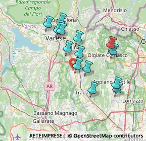 Mappa Via A.Volta, 21043 Castiglione Olona VA, Italia (6.68467)