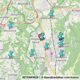 Mappa Via A.Volta, 21043 Castiglione Olona VA, Italia (2.05333)