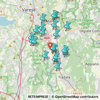 Mappa Via A.Volta, 21043 Castiglione Olona VA, Italia (3.0665)