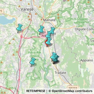 Mappa Via A.Volta, 21043 Castiglione Olona VA, Italia (2.94636)