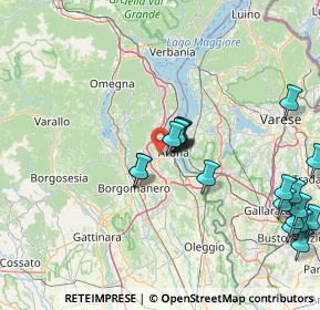 Mappa Via Pianelle, 28040 Oleggio Castello NO, Italia (18.0575)