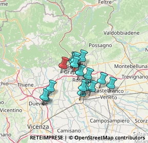 Mappa Via Belvedere, 36061 Bassano del Grappa VI, Italia (9.09529)
