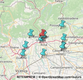 Mappa Via Belvedere, 36061 Bassano del Grappa VI, Italia (10.72583)