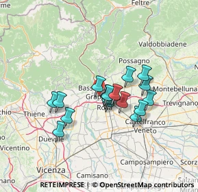 Mappa Via Belvedere, 36061 Bassano del Grappa VI, Italia (10.44118)