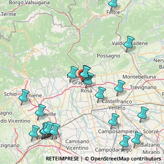 Mappa Via Belvedere, 36061 Bassano del Grappa VI, Italia (21.8455)