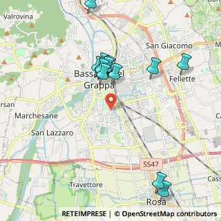 Mappa Via Belvedere, 36061 Bassano del Grappa VI, Italia (2.03462)