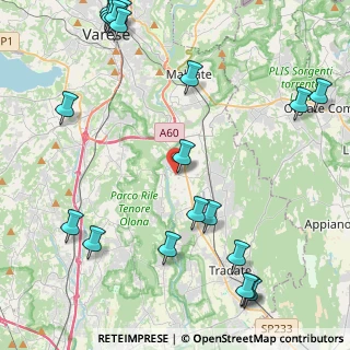 Mappa Via Giacomo Matteotti, 21043 Castiglione Olona VA, Italia (5.9765)