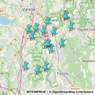 Mappa Via Giacomo Matteotti, 21043 Castiglione Olona VA, Italia (3.50188)