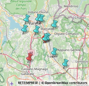 Mappa Via Matteotti Giacomo, 21043 Castiglione Olona VA, Italia (6.14727)