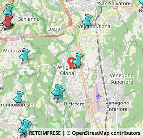 Mappa Via Matteotti Giacomo, 21043 Castiglione Olona VA, Italia (3.4575)