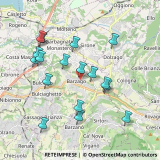 Mappa Via San Giuseppe, 23890 Barzago LC, Italia (2.05118)