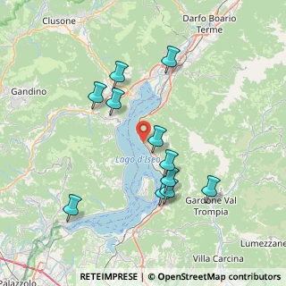Mappa Via Provinciale, 25054 Marone BS, Italia (7.32727)