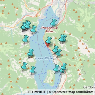 Mappa Via Provinciale, 25054 Marone BS, Italia (4.124)