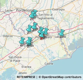 Mappa Via G. Oberdan, 30023 Concordia Sagittaria VE, Italia (9.76231)