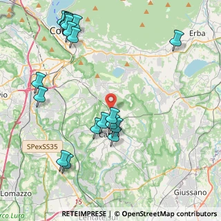 Mappa Via per Intimiano, 22063 Cantù CO, Italia (5.08895)