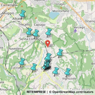 Mappa Via per Intimiano, 22063 Cantù CO, Italia (2.08667)