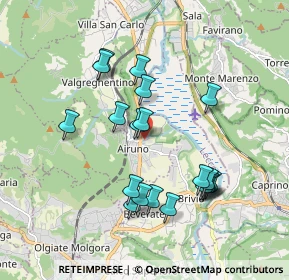 Mappa Via Adda, 23881 Airuno LC, Italia (1.76)