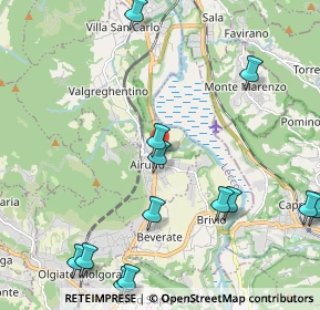 Mappa Via Adda, 23881 Airuno LC, Italia (2.68308)