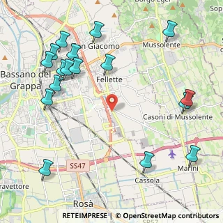 Mappa SP 57, 36060 Romano D'ezzelino VI, Italia (2.67647)