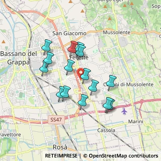 Mappa SP 57, 36060 Romano D'ezzelino VI, Italia (1.51)