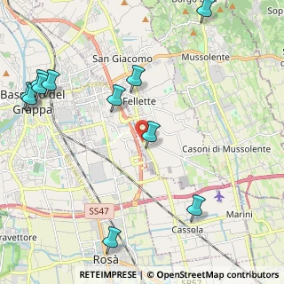 Mappa SP 57, 36060 Romano D'ezzelino VI, Italia (2.78818)