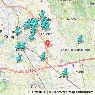 Mappa SP 57, 36060 Romano D'ezzelino VI, Italia (2.23737)