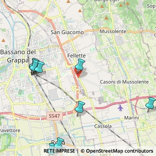 Mappa SP 57, 36060 Romano D'ezzelino VI, Italia (2.77727)