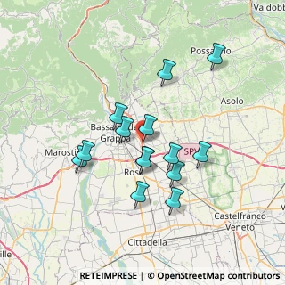 Mappa SP 57, 36060 Romano D'ezzelino VI, Italia (6.12571)