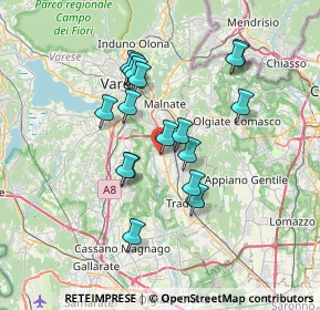 Mappa Via Alessandro Volta, 21043 Castiglione Olona VA, Italia (6.06706)