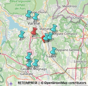 Mappa Via Alessandro Volta, 21043 Castiglione Olona VA, Italia (6.51455)